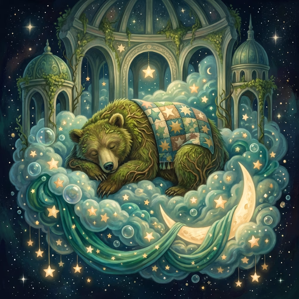 Memory palace scene for schlafen