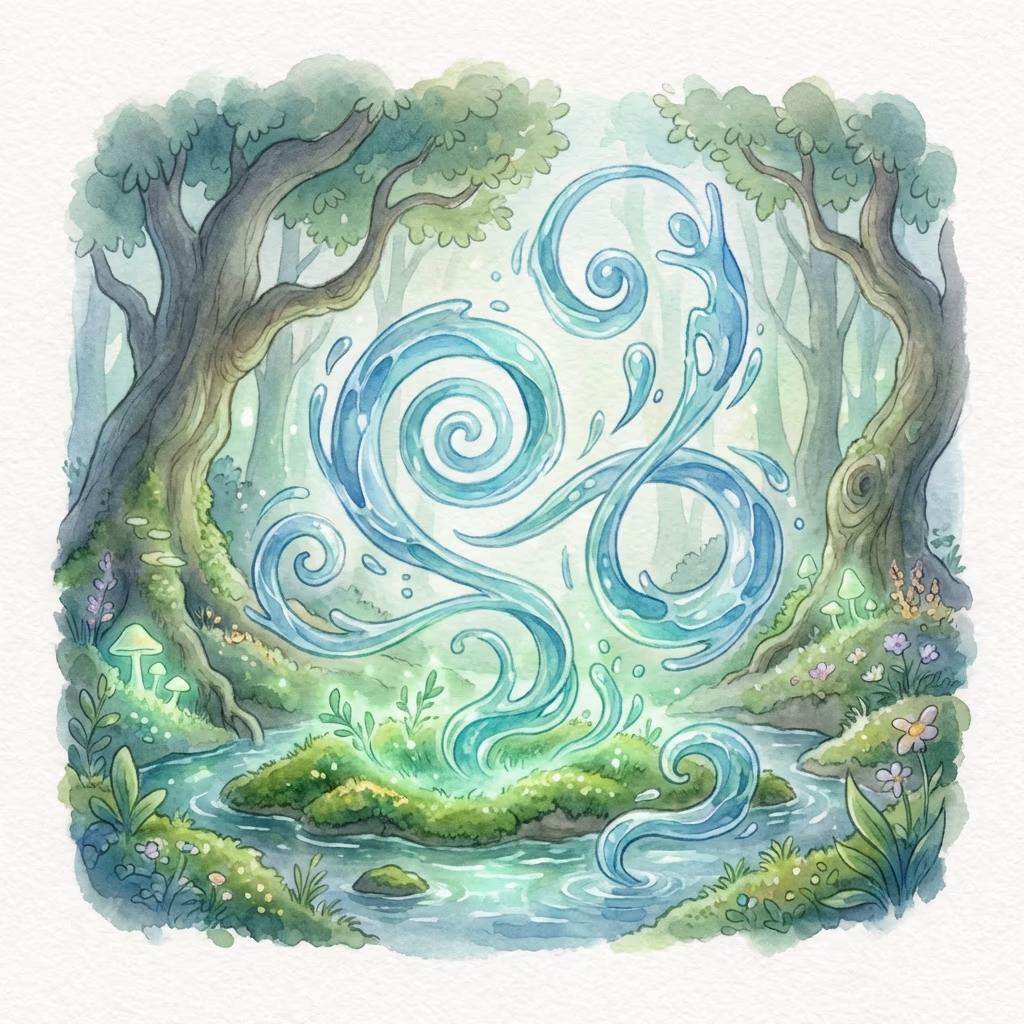 Memory palace scene for das Wasser