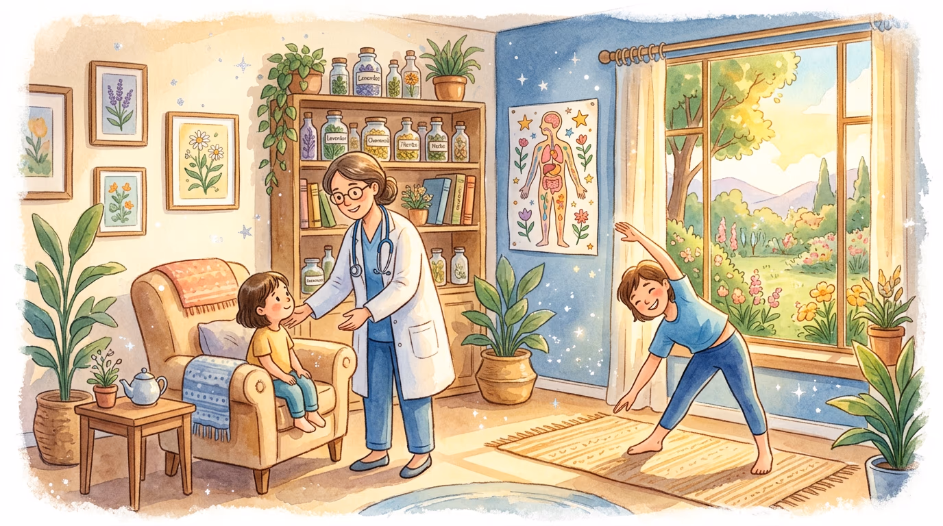 Illustration for unit 12: Körper und Gesundheit