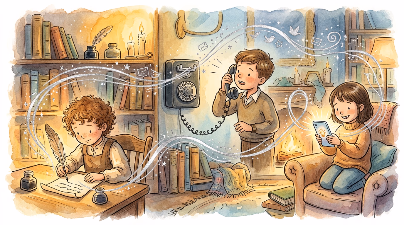 Illustration for unit 9: Warum rufst du nicht an?