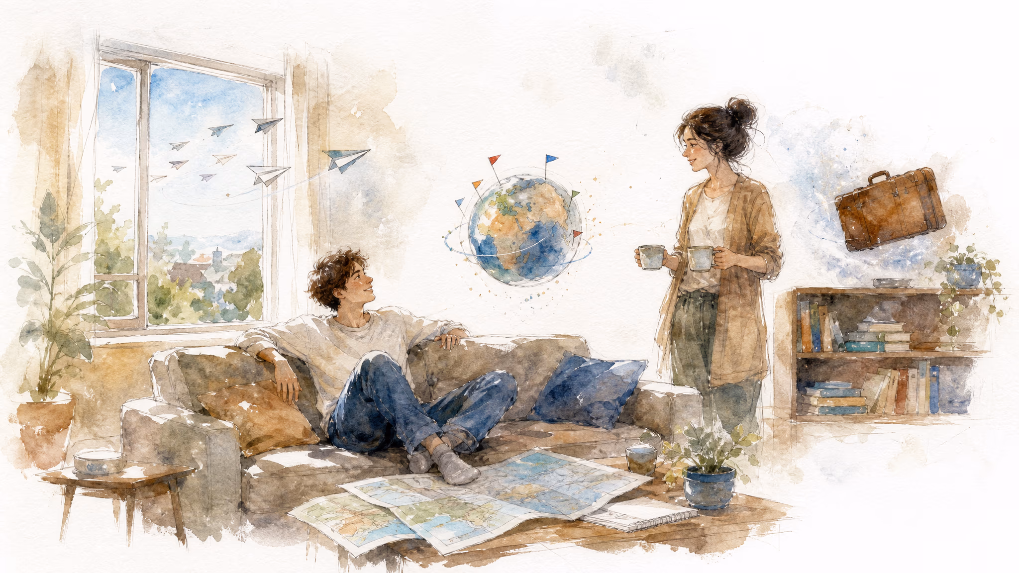 Illustration for unit 23: Wohin geht die Reise?