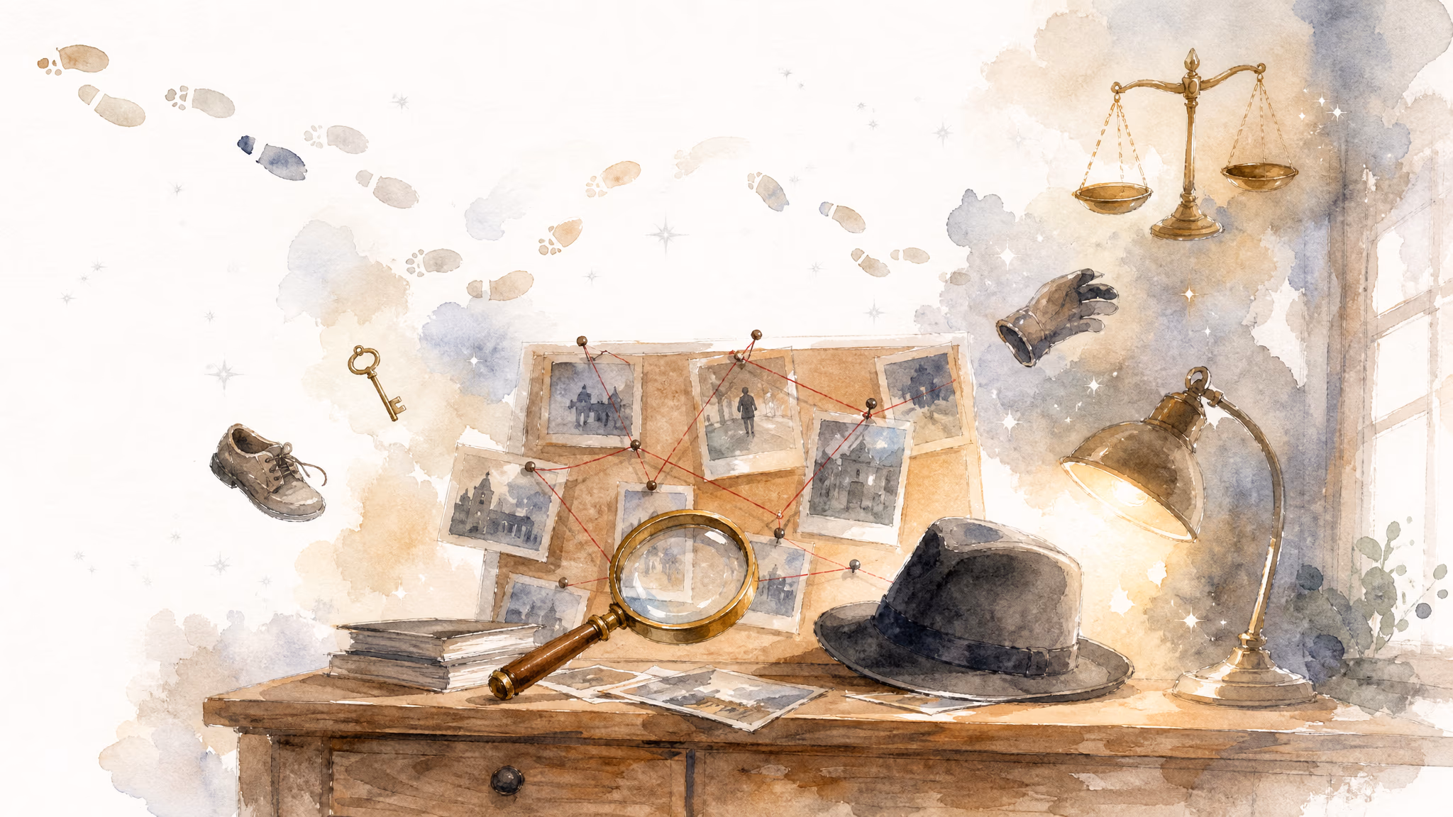 Illustration for unit 26: Wer war der Täter?